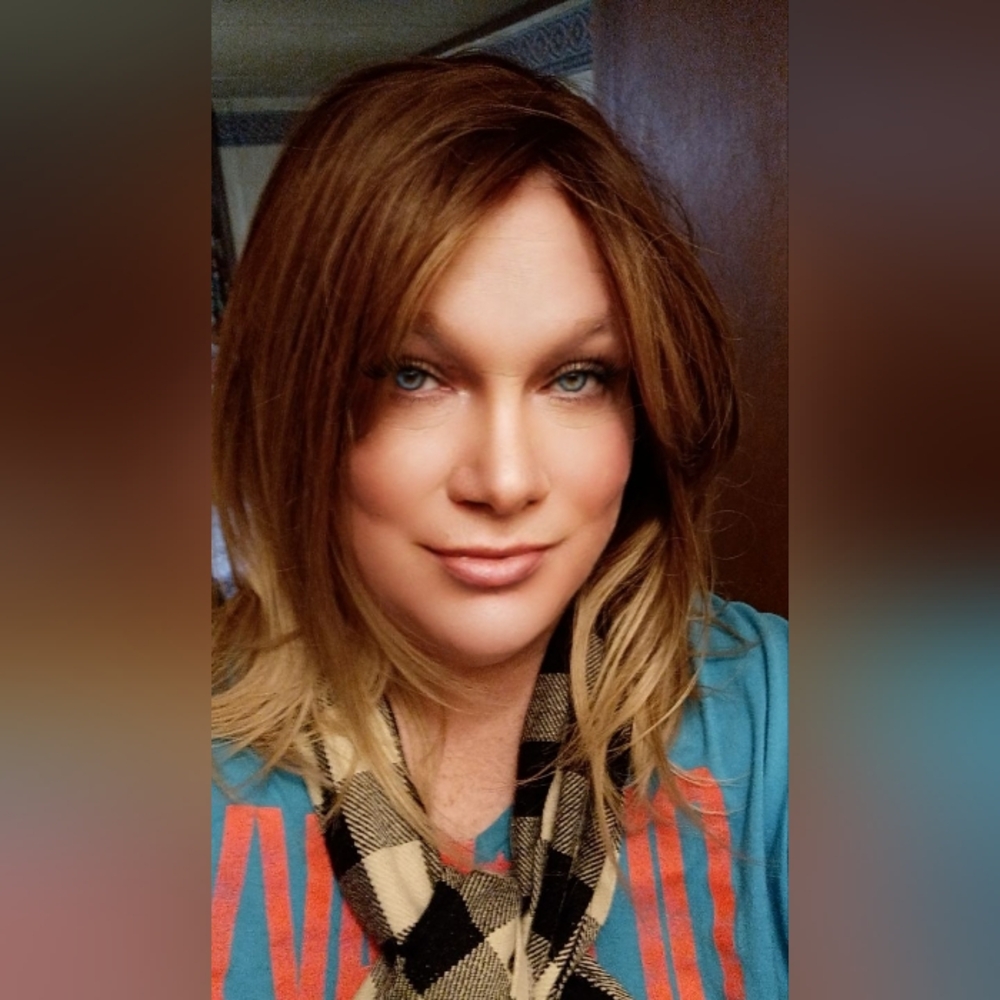 Gradient Brown Women's Wig